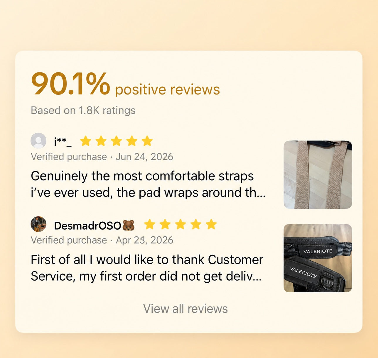 Made To Feel Good Under Load.